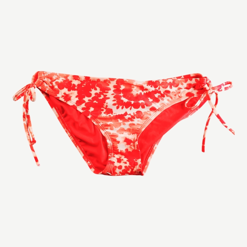 Bisou Bisou Red Tie-Dye Bikini Bottom Size XL